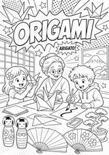Japan POP Art Ausmalbilder 15 Malvorlagen – Materialseite 14
