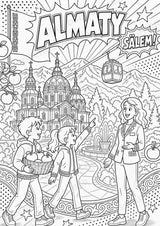 Kasachstan POP Art Ausmalbilder 15 Malvorlagen – Materialseite 3
