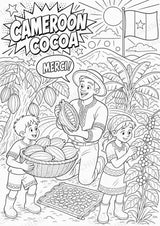 Kamerun POP Art Ausmalbilder 15 Malvorlagen – Materialseite 11
