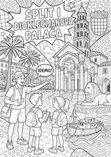 Kroatien POP Art Ausmalbilder 15 Malvorlagen – Materialseite 5