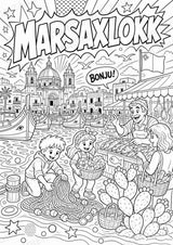 Malta POP Art Ausmalbilder 15 Malvorlagen – Materialseite 6