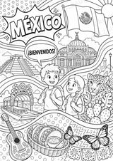 Mexiko POP Art Ausmalbilder 15 Malvorlagen – Materialseite 2