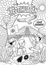 Mexiko POP Art Ausmalbilder 15 Malvorlagen – Materialseite 4