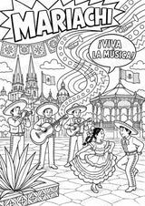 Mexiko POP Art Ausmalbilder 15 Malvorlagen – Materialseite 8