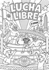 Mexiko POP Art Ausmalbilder 15 Malvorlagen – Materialseite 9