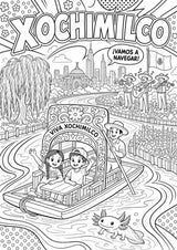 Mexiko POP Art Ausmalbilder 15 Malvorlagen – Materialseite 11