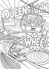 Neuseeland POP Art Ausmalbilder 15 Malvorlagen – Materialseite 6