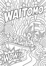 Neuseeland POP Art Ausmalbilder 15 Malvorlagen – Materialseite 9