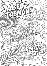 Neuseeland POP Art Ausmalbilder 15 Malvorlagen – Materialseite 10