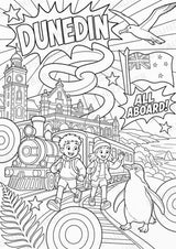 Neuseeland POP Art Ausmalbilder 15 Malvorlagen – Materialseite 16