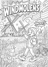 Niederlande POP Art Ausmalbilder 15 Malvorlagen – Materialseite 3