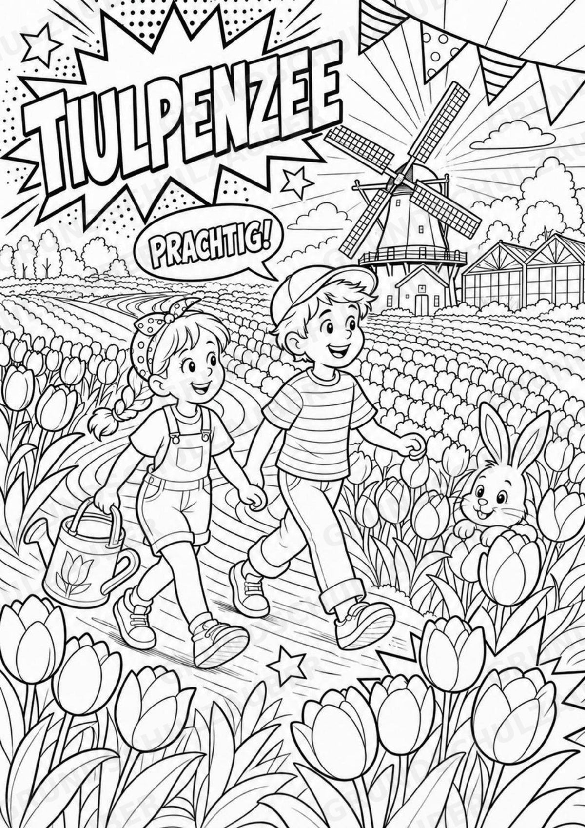 Niederlande POP Art Ausmalbilder 15 Malvorlagen – Materialseite 4