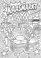 Niederlande POP Art Ausmalbilder 15 Malvorlagen – Materialseite 5