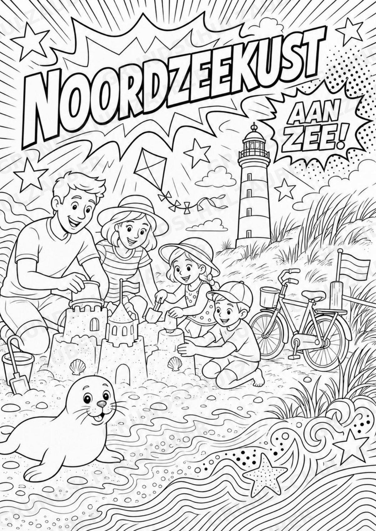 Niederlande POP Art Ausmalbilder 15 Malvorlagen – Materialseite 6