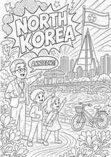 Nordkorea POP Art Ausmalbilder 15 Malvorlagen – Materialseite 2