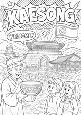 Nordkorea POP Art Ausmalbilder 15 Malvorlagen – Materialseite 4