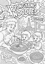 Nordkorea POP Art Ausmalbilder 15 Malvorlagen – Materialseite 7