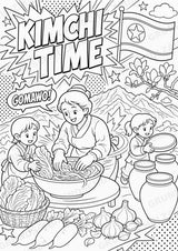 Nordkorea POP Art Ausmalbilder 15 Malvorlagen – Materialseite 8