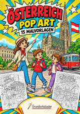 Österreich POP Art Ausmalbilder 15 Malvorlagen – Cover