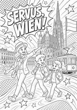 Österreich POP Art Ausmalbilder 15 Malvorlagen – Materialseite 2