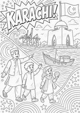 Pakistan POP Art Ausmalbilder 15 Malvorlagen – Materialseite 4