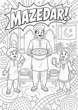 Pakistan POP Art Ausmalbilder 15 Malvorlagen – Materialseite 10