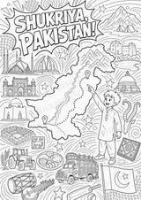 Pakistan POP Art Ausmalbilder 15 Malvorlagen – Materialseite 16
