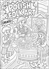 Polen POP Art Ausmalbilder 15 Malvorlagen – Materialseite 12