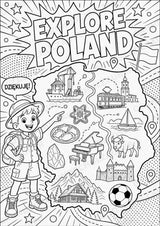 Polen POP Art Ausmalbilder 15 Malvorlagen – Materialseite 16