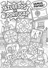 Portugal POP Art Ausmalbilder 15 Malvorlagen – Materialseite 10