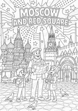 Russland POP Art Ausmalbilder 15 Malvorlagen – Materialseite 3