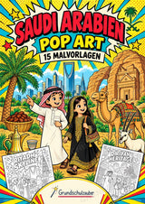 Saudi Arabien POP Art Ausmalbilder 15 Malvorlagen – Cover