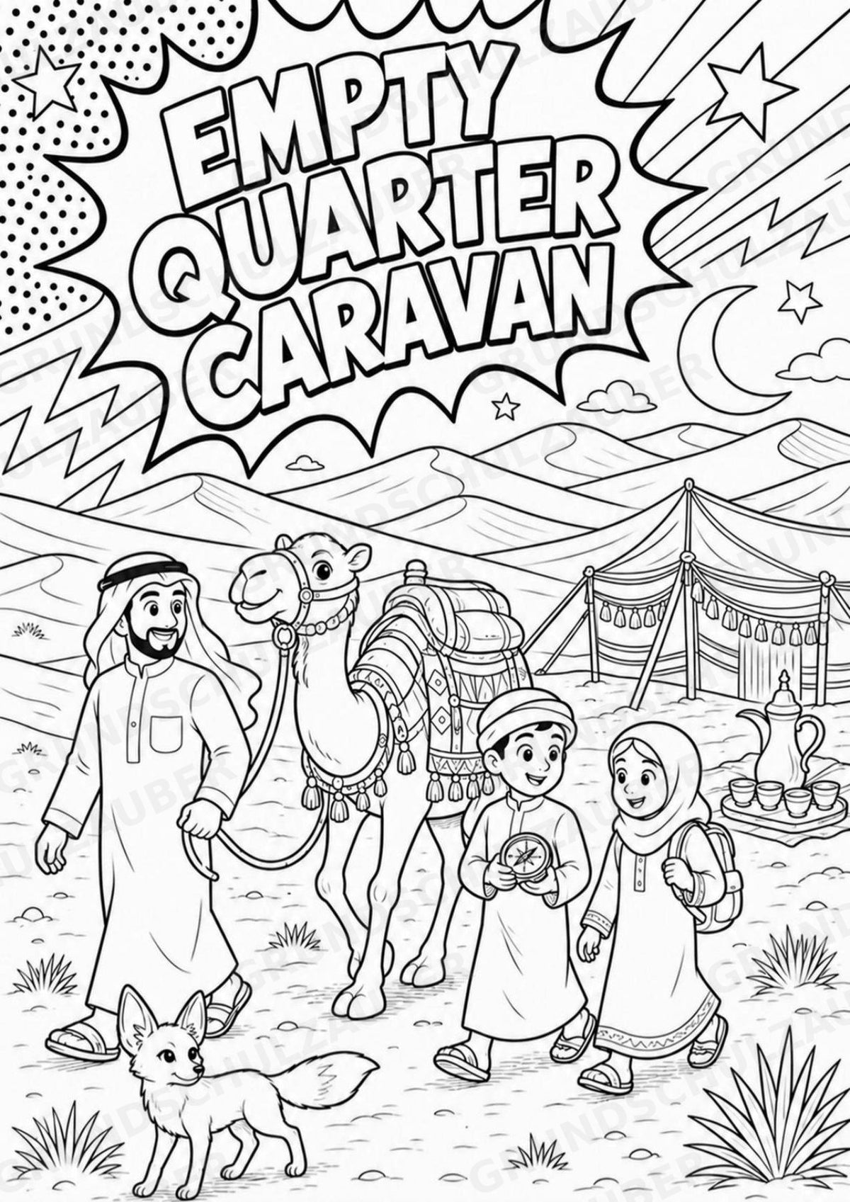 Saudi Arabien POP Art Ausmalbilder 15 Malvorlagen – Materialseite 8