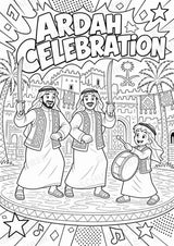Saudi Arabien POP Art Ausmalbilder 15 Malvorlagen – Materialseite 12