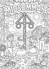 Schweden POP Art Ausmalbilder 15 Malvorlagen – Materialseite 7