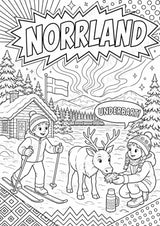 Schweden POP Art Ausmalbilder 15 Malvorlagen – Materialseite 9