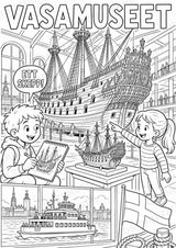 Schweden POP Art Ausmalbilder 15 Malvorlagen – Materialseite 11
