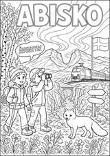 Schweden POP Art Ausmalbilder 15 Malvorlagen – Materialseite 12