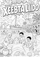 Somalia POP Art Ausmalbilder 15 Malvorlagen – Materialseite 3