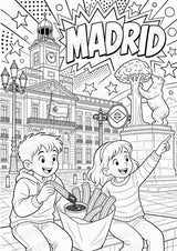 Spanien POP Art Ausmalbilder 15 Malvorlagen – Materialseite 3
