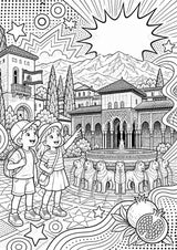 Spanien POP Art Ausmalbilder 15 Malvorlagen – Materialseite 6