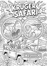 Südafrika POP Art Ausmalbilder 15 Malvorlagen – Materialseite 4