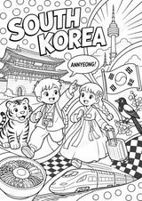 Südkorea POP Art Ausmalbilder 15 Malvorlagen – Materialseite 2