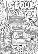 Südkorea POP Art Ausmalbilder 15 Malvorlagen – Materialseite 3