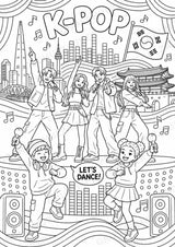 Südkorea POP Art Ausmalbilder 15 Malvorlagen – Materialseite 9