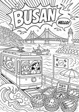 Südkorea POP Art Ausmalbilder 15 Malvorlagen – Materialseite 11