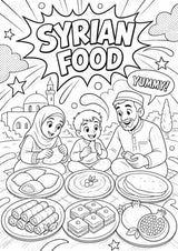 Syrien POP Art Ausmalbilder 15 Malvorlagen – Materialseite 12