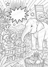 Thailand POP Art Ausmalbilder 15 Malvorlagen – Materialseite 10