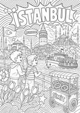 Türkei POP Art Ausmalbilder 15 Malvorlagen – Materialseite 2
