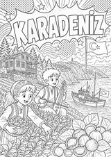 Türkei POP Art Ausmalbilder 15 Malvorlagen – Materialseite 7